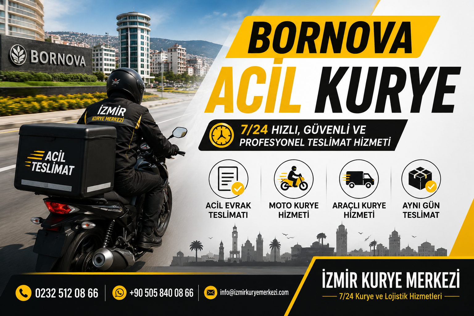 Naldöken Mahallesi Kurye | Bornova Kurye Hizmeti