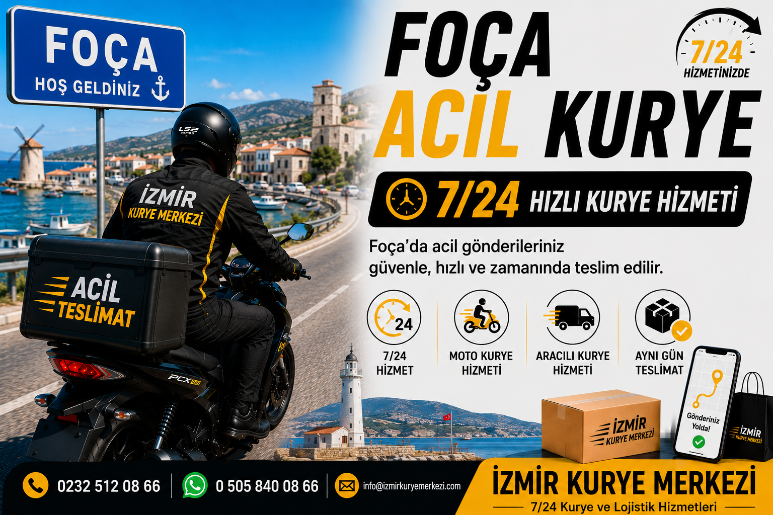 Küçükbahçe Mahallesi Kurye | Foça Kurye Hizmeti