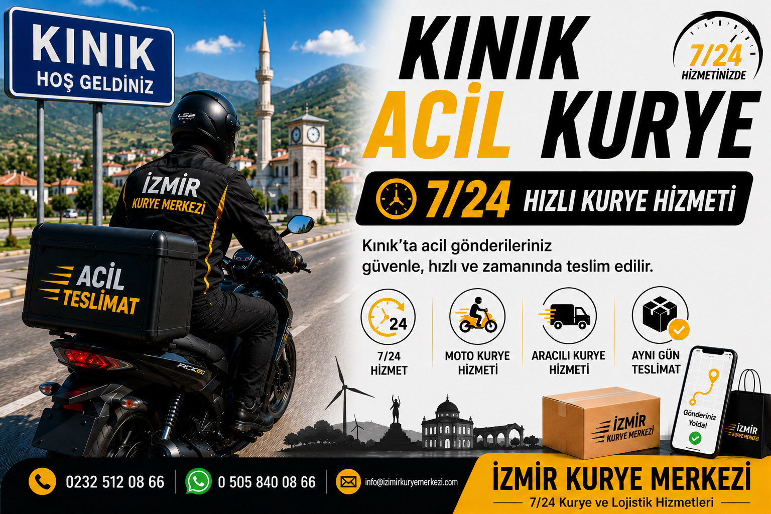 Mecidiye Mahallesi Kurye | Kınık Kurye Hizmeti